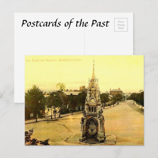 Oud Briefkaart - Stratford-upon-Avon, Warwickshire (Voorkant / Achterkant)