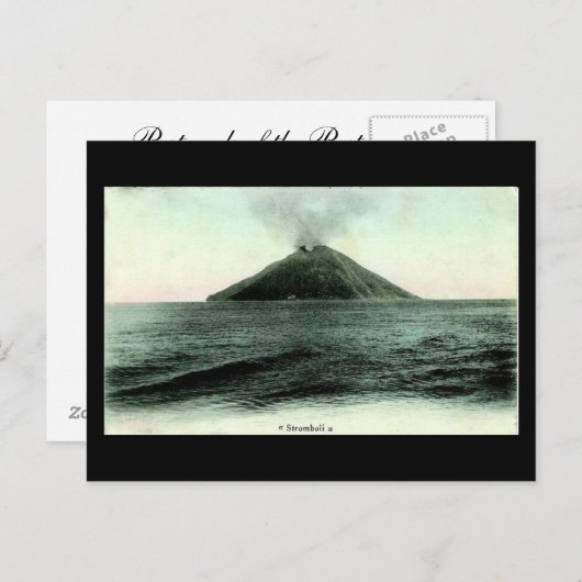 Oud Briefkaart, Stromboli Briefkaart (Voorkant / Achterkant)