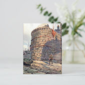 Oud Briefkaart - Sunderland, Tyne en Draag (Staand voorkant)