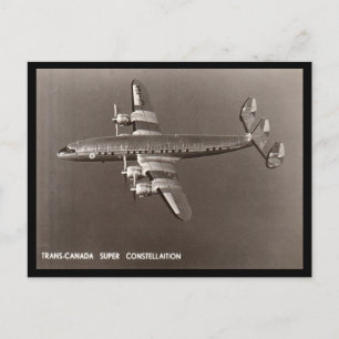Oud Briefkaart - Super Constellation