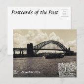 Oud Briefkaart - Sydney Harbour Bridge (Voorkant / Achterkant)