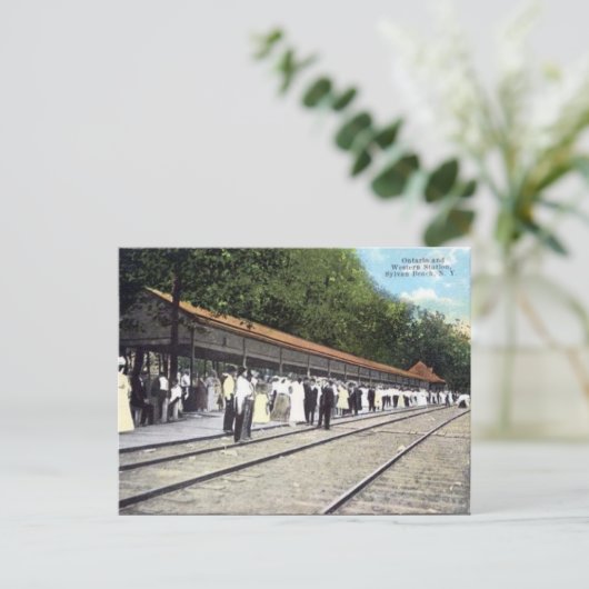 Oud Briefkaart - Sylvan Beach, NY, VS (Staand voorkant)