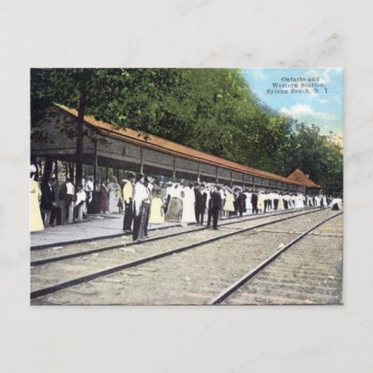 Oud Briefkaart - Sylvan Beach, NY, VS (Voorkant)