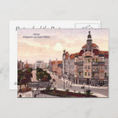 Oud Briefkaart - Szczecin, Polen (Voorkant / Achterkant)