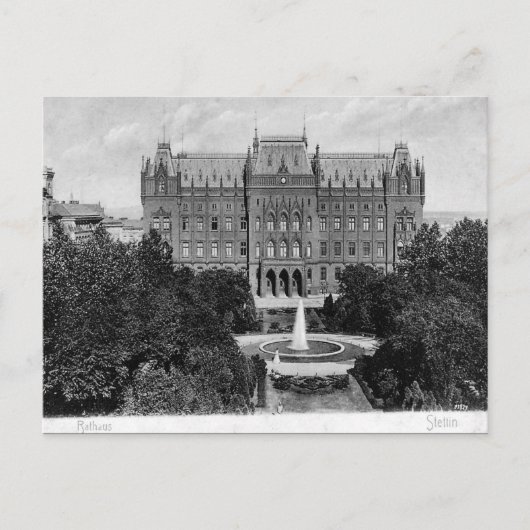 Oud Briefkaart - Szczecin/Stettin, Polen (Voorkant)