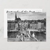 Oud Briefkaart - Szczecin/Stettin, Polen (Voorkant / Achterkant)