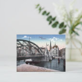 Oud Briefkaart - Szczecin/Stettin, Polen (Staand voorkant)