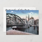 Oud Briefkaart - Szczecin/Stettin, Polen (Voorkant / Achterkant)