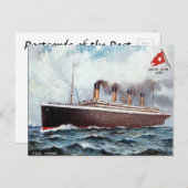 Oud Briefkaart - T S S Titanic (Voorkant / Achterkant)