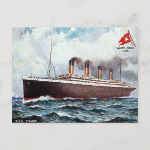 Oud Briefkaart - T S S Titanic