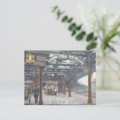 Oud Briefkaart - Tay Bridge Station, Dundee (Staand voorkant)