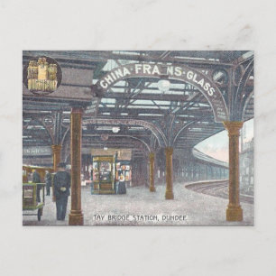 Oud Briefkaart - Tay Bridge Station, Dundee