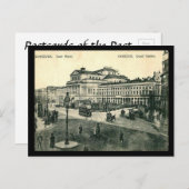 Oud Briefkaart - Teatr Wielki, Warschau, Polen (Voorkant / Achterkant)