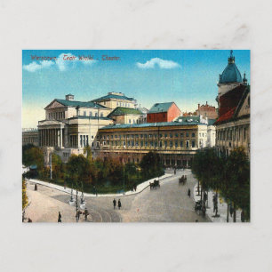 Oud Briefkaart - Teatr Wielki, Warschau, Polen