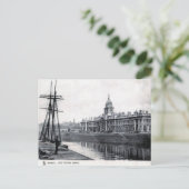 Oud Briefkaart - The Custom House, Dublin (Staand voorkant)