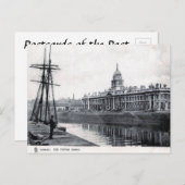 Oud Briefkaart - The Custom House, Dublin (Voorkant / Achterkant)