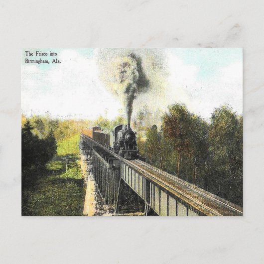 Oud Briefkaart - The Frisco - Birmingham, Alabama (Voorkant)
