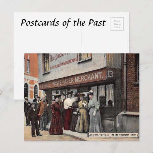 Oud Briefkaart - "The Old Curiosity Shop" (Voorkant / Achterkant)