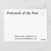 Oud Briefkaart - Thomas Circle, Washington, DC (Achterkant)