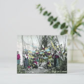 Oud Briefkaart - Tibet (Staand voorkant)