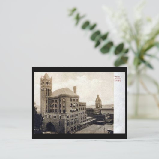 Oud Briefkaart - Toronto, EU-station (Staand voorkant)