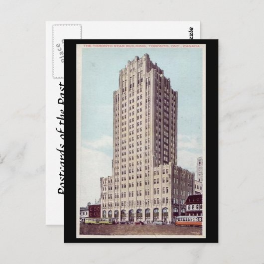 Oud Briefkaart - Toronto Star Building, Toronto, O (Voorkant / Achterkant)