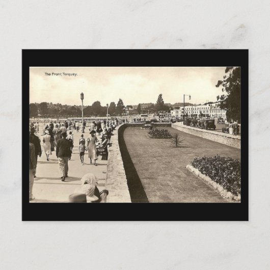 Oud Briefkaart - Torquay, Devon (Voorkant)