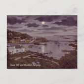 Oud Briefkaart - Torquay door Moonlight (Voorkant)