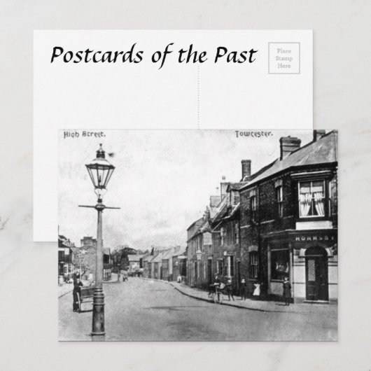 Oud Briefkaart - Towcester, Northants (Voorkant / Achterkant)