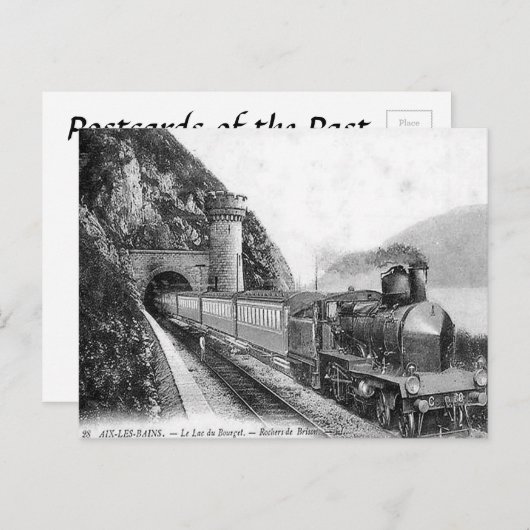 Oud Briefkaart - Trein, aix-les-Bains (Voorkant / Achterkant)