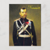 Oud Briefkaart - Tsar Nicholas II (Voorkant)