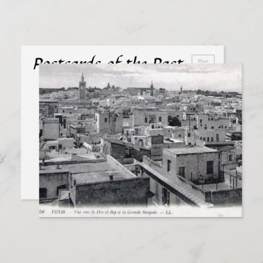 Oud Briefkaart - Tunis (Voorkant / Achterkant)