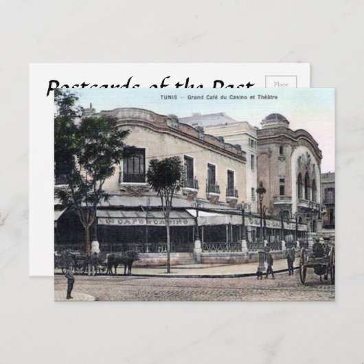 Oud Briefkaart - Tunis, Tunesiër (Voorkant / Achterkant)