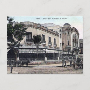 Oud Briefkaart - Tunis, Tunesiër