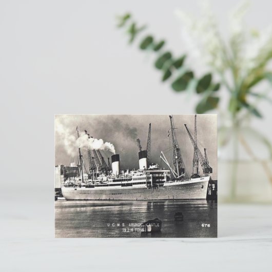 Oud Briefkaart - UCMS Arundel Castle (Staand voorkant)