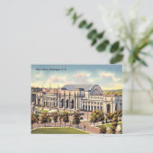 Oud Briefkaart - Uniestation, Washington, DC (Staand voorkant)