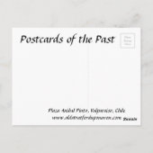 Oud Briefkaart - Valparaiso, Chili (Achterkant)