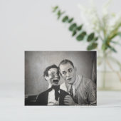 Oud Briefkaart van Creepy Ventriloquist (Staand voorkant)