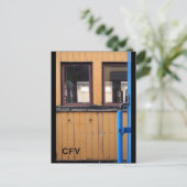 Oud Briefkaart van Steam Train Le Mastrou Yellow W (Staand voorkant)