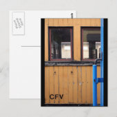 Oud Briefkaart van Steam Train Le Mastrou Yellow W (Voorkant / Achterkant)