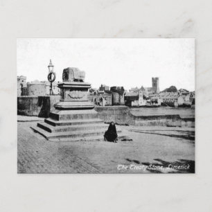 Oud Briefkaart - Verdragssteen, Limerick