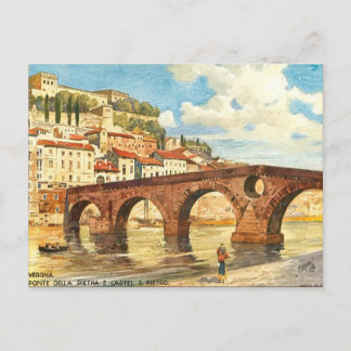 Oud Briefkaart - Verona, Italië