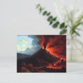 Oud Briefkaart - Vesuvius (Staand voorkant)