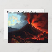Oud Briefkaart - Vesuvius (Voorkant / Achterkant)