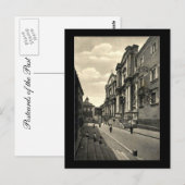 Oud Briefkaart, Via Crociferi, Catania, Sicilië Briefkaart (Voorkant / Achterkant)