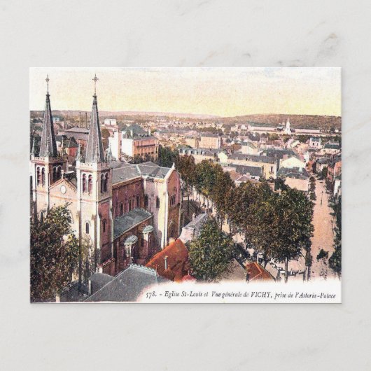 Oud Briefkaart - Vichy, Allier, Frankrijk (Voorkant)