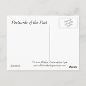 Oud Briefkaart - Victoria Bridge, Leamington Spa (Achterkant)