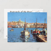 Oud Briefkaart - Vieux Port, Marseille (Voorkant / Achterkant)