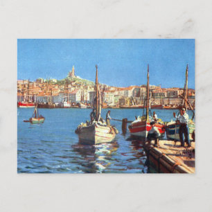Oud Briefkaart - Vieux Port, Marseille