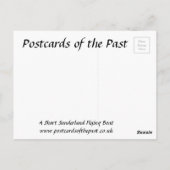 Oud Briefkaart - Vliegtuig voor de korte vaart (Achterkant)